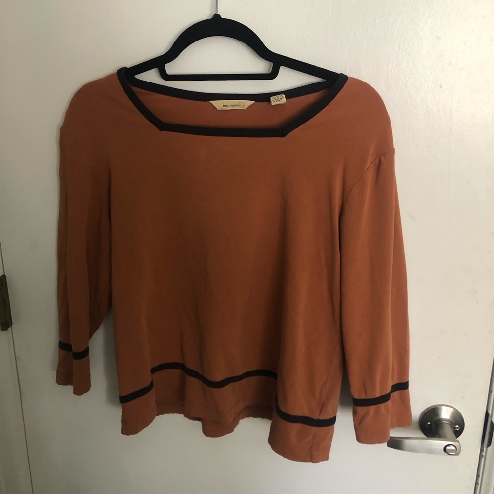 Rusty Orange 3/4 sweater